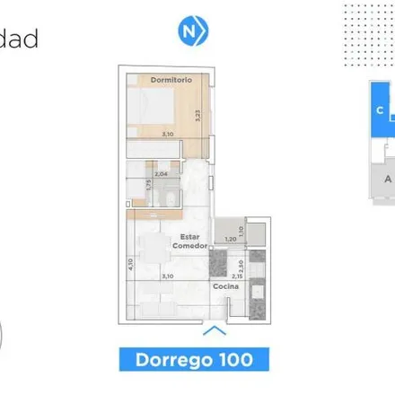 Buy this 1 bed apartment on Manuel Dorrego 142 in Rosario Centro, Rosario