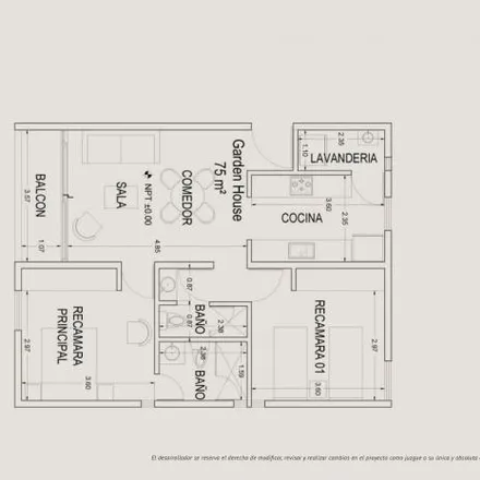 Buy this 2 bed apartment on La embrujada MTB in 77560 Arboledas, ROO