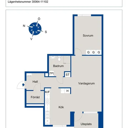 Rent this 2 bed apartment on Royal in Södra Tullgatan, 211 40 Malmo