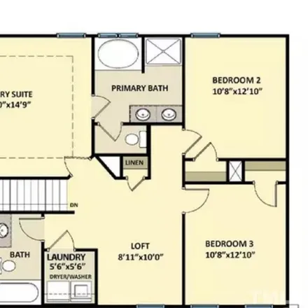 Image 2 - 103 Country Valley Place, Clayton, NC 27527, USA - Loft for rent