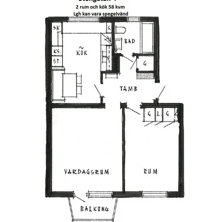 Image 2 - Stengatan, Sibbhult, Sweden - Apartment for rent