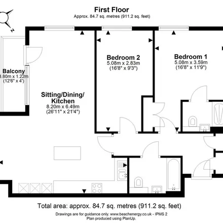 Rent this 2 bed apartment on 60-84 Hobson Avenue in Cambridge, CB2 9EG