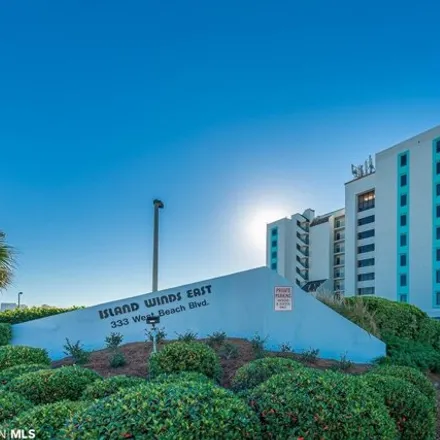 Buy this 2 bed condo on Island Winds East in 333 West Beach Boulevard, Gulf Shores