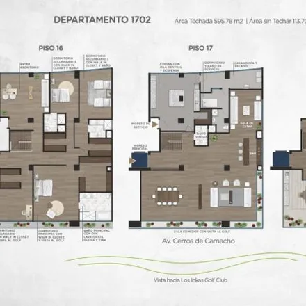 Buy this 4 bed apartment on Cisneros Boulevard 1244 in Miraflores, Lima Metropolitan Area 15074