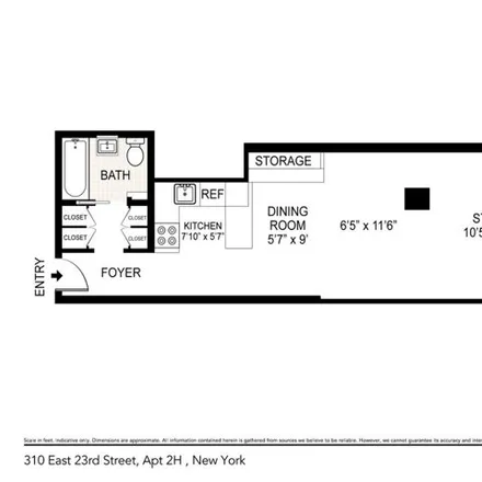 Image 7 - 304 East 23rd Street, New York, NY 10010, USA - Apartment for rent