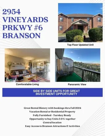 Buy this 3 bed condo on Vineyards Parkway in Taney County, MO 65516