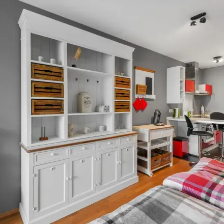 Rent this 1 bed apartment on Konrad-Zuse-Straße 42 in 60438 Frankfurt, Germany