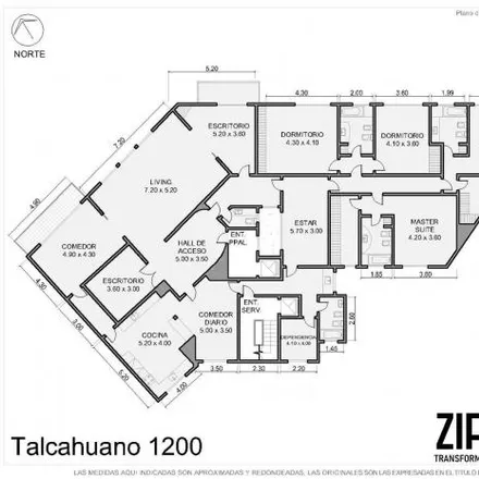 Buy this 4 bed apartment on Talcahuano 1294 in Retiro, C1016 AAB Buenos Aires