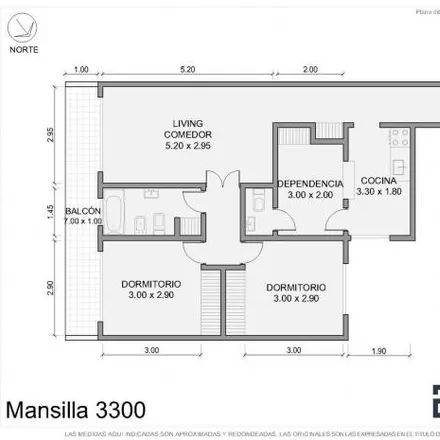Buy this 2 bed apartment on General Lucio Norberto Mansilla 3376 in Recoleta, 1425 Buenos Aires