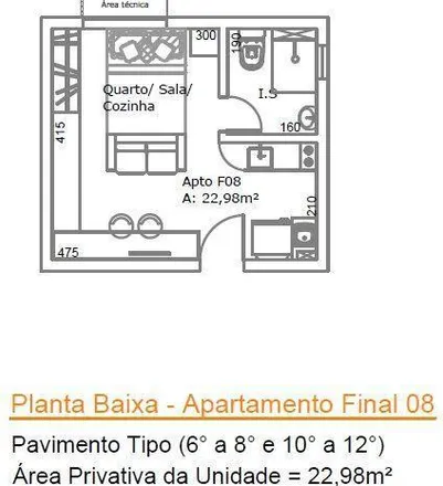 Buy this 1 bed apartment on Estacionamento Imperial in Avenida República Argentina 1807, Água Verde