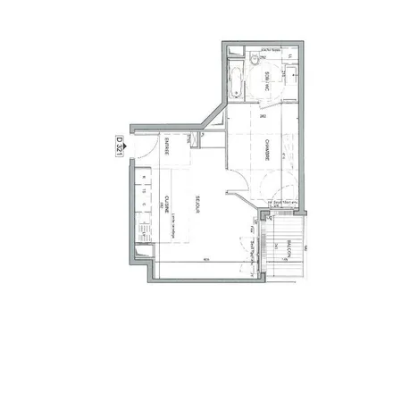 Rent this 2 bed apartment on 19 Avenue de Château du Loir in 92400 Courbevoie, France