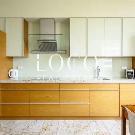 Rent this 3 bed apartment on Warsaw in Leona Kruczkowskiego 8, 00-380 Warsaw