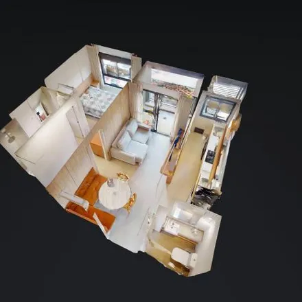 Rent this 1 bed apartment on Rua Alberto Potier 51 in Boa Vista, Curitiba - PR