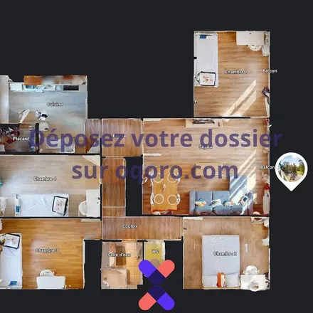 Image 6 - 6 Allée Hugues Cosnier, 37550 Tours, France - Apartment for rent