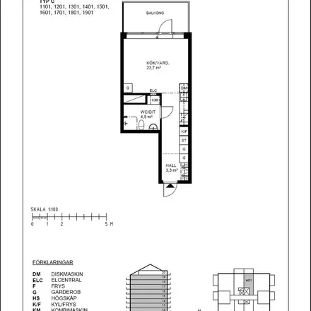 Rent this 1 bed apartment on Positivgatan in 421 41 Gothenburg, Sweden