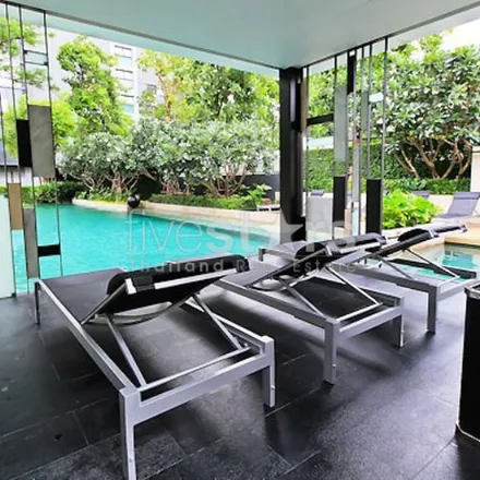 Rent this 1 bed apartment on Quattro Condominium in Soi Thong Lo 4, Vadhana District