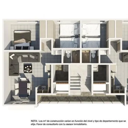 Buy this 2 bed apartment on Calle Fray Antonio de Paterna in Arboledas de Tesistán, 45200 Tesistán