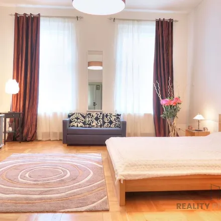 Rent this 1 bed apartment on Šafaříkova 453/5 in 120 00 Prague, Czechia