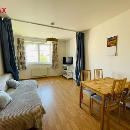 Rent this 2 bed apartment on Hrušovanské náměstí in 184 00 Prague, Czechia