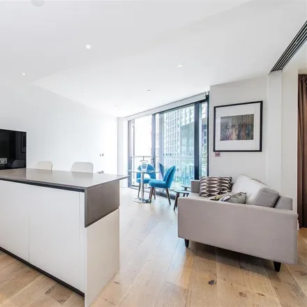 Rent this studio apartment on Riverlight Two in William Henry Walk, London