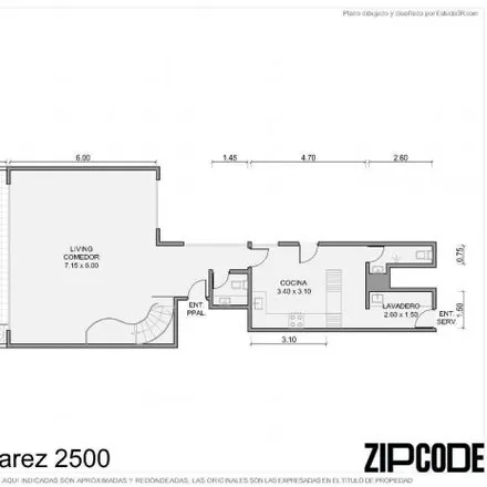 Buy this 3 bed apartment on Julián Álvarez 2571 in Palermo, C1425 DGO Buenos Aires