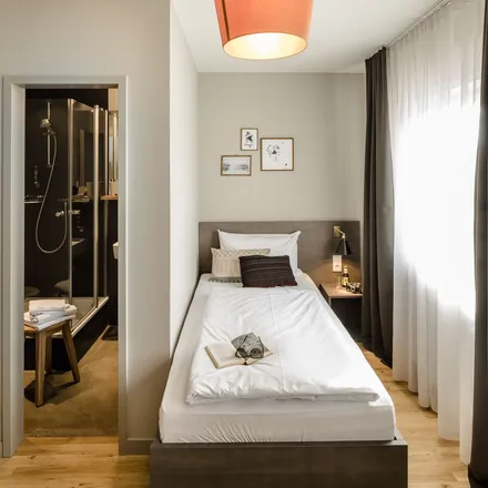 Rent this 1 bed apartment on BOLD Apartments Frankfurt in Hufnagelstraße, 60326 Frankfurt