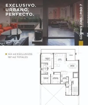 Buy this 3 bed apartment on Güemes 2297 in Alberto Olmedo, Rosario