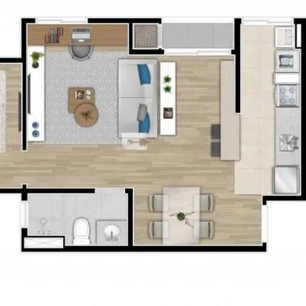Buy this 2 bed apartment on Rua Monsenhor Ivo Zanlorenzi 2891 in Mossunguê, Curitiba - PR