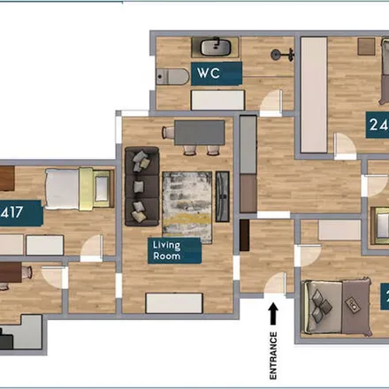 Rent this 1 bed apartment on Chafariz das Laranjeiras in Estrada das Laranjeiras, 1600-139 Lisbon