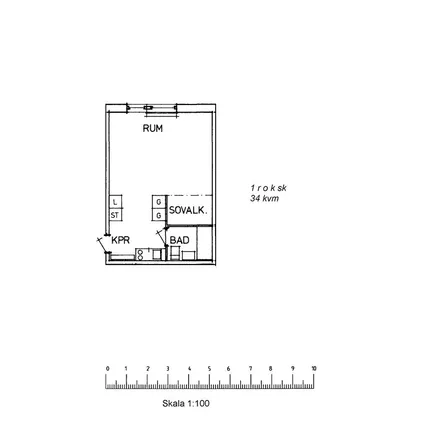 Rent this 1 bed apartment on Domängatan in 933 31 Arvidsjaur, Sweden