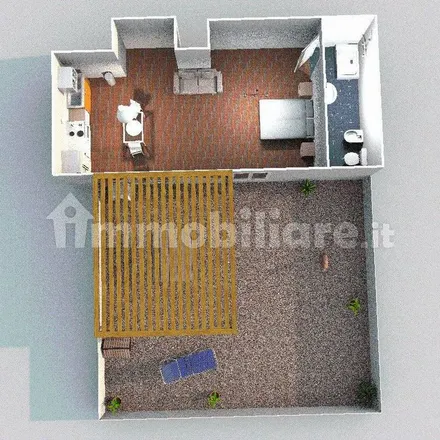 Rent this 1 bed apartment on Via della Grada in 40122 Bologna BO, Italy
