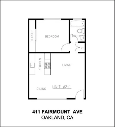 Image 2 - 411 Fairmount Ave Apt 211, Oakland, California, 94611 - Apartment for rent