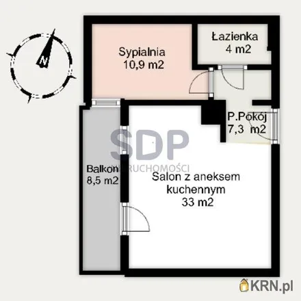 Buy this 2 bed apartment on Opolska 118 in 52-014 Wrocław, Poland