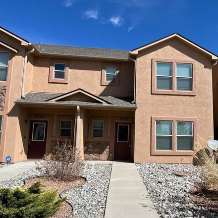Rent this 3 bed townhouse on 7115 Bracken Place in Fountain, CO 80817