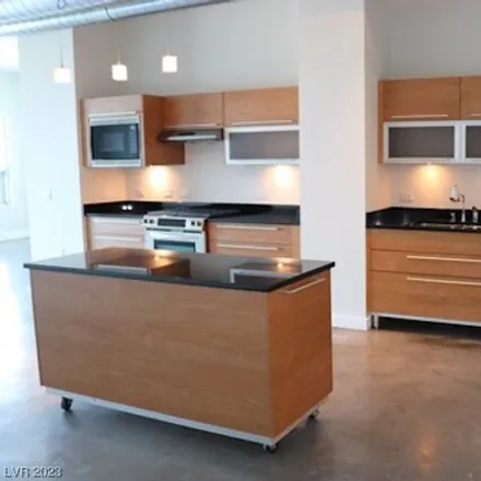 Rent this 1 bed condo on Newport Lofts in Hoover Avenue, Las Vegas
