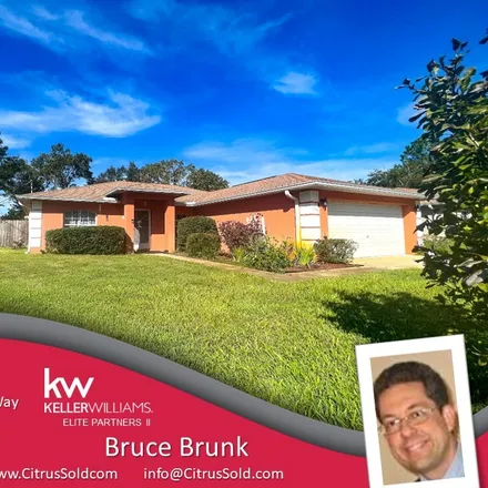 Buy this 3 bed house on 11050 North Harriet Way in Citrus County, FL 34434