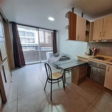 Rent this 1 bed apartment on Edificio Geocentro Santa Rosa II in Avenida Santa Rosa 265, 833 0093 Santiago