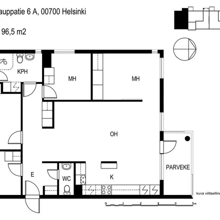 Rent this 5 bed apartment on Malmin kauppatie 6A in 00700 Helsinki, Finland