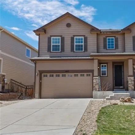 Buy this 4 bed house on 7557 Bandit Drive in Castle Rock, CO 80108