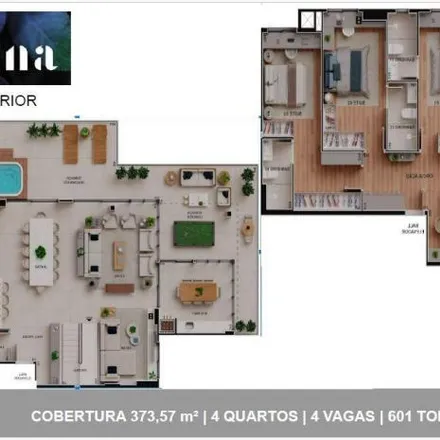 Buy this studio apartment on Rua Clara Vendramin 445 in Mossunguê, Curitiba - PR