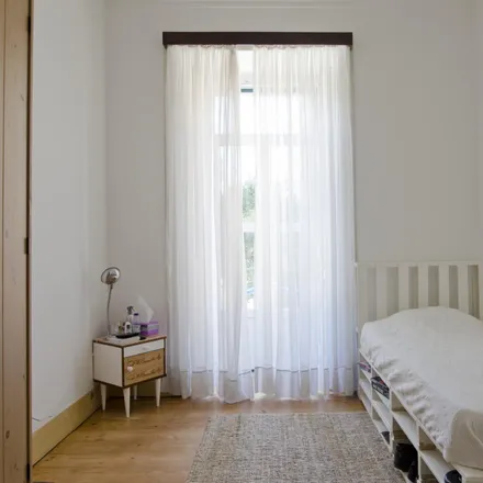 Rent this 3 bed room on Registo de azulejos com Nossa Senhora de Penha de França in Rua do Guarda-Mor 42, 1200-855 Lisbon