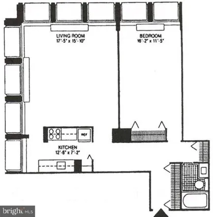 Image 9 - Society Hill Towers North Building, 200 Locust Street, Philadelphia, PA 19106, USA - Apartment for rent