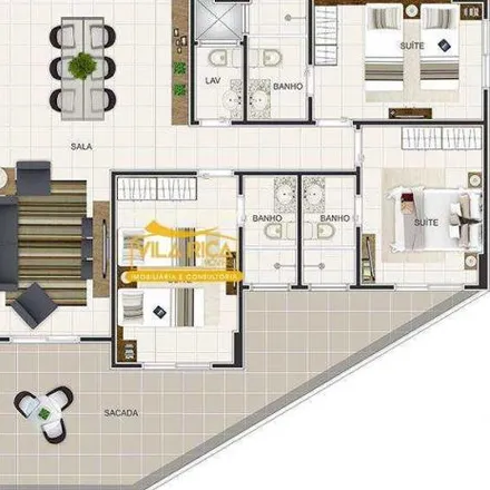 Buy this 2 bed apartment on Rua Gonçalves Dias in Ocian, Praia Grande - SP