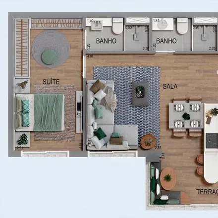 Buy this 2 bed apartment on Rua Dempachi Nakayama in Jardim Esperança, Barueri - SP