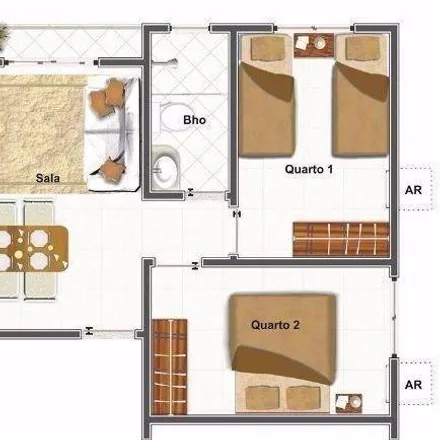 Buy this 2 bed apartment on Massafra in Rodovia BR-316, Jarderlândia