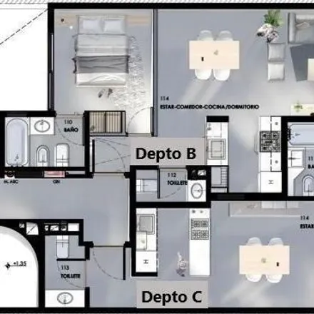 Buy this studio apartment on Roseti 2143 in Villa Ortúzar, 1174 Buenos Aires