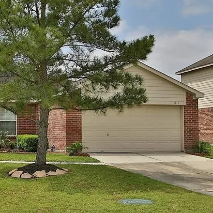 Rent this 3 bed house on 811 Slate Valley Lane in Spring, TX 77373