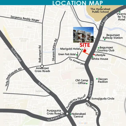 Image 4 - unnamed road, Ameerpet, Hyderabad - 500016, Telangana, India - Apartment for sale