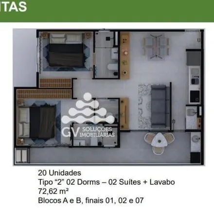 Buy this 2 bed apartment on Rua Cacatéa in Bela Vista, Ubatuba - SP