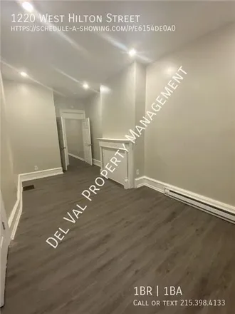 Rent this 1 bed townhouse on 1220 West Hilton Street in Philadelphia, PA 19140